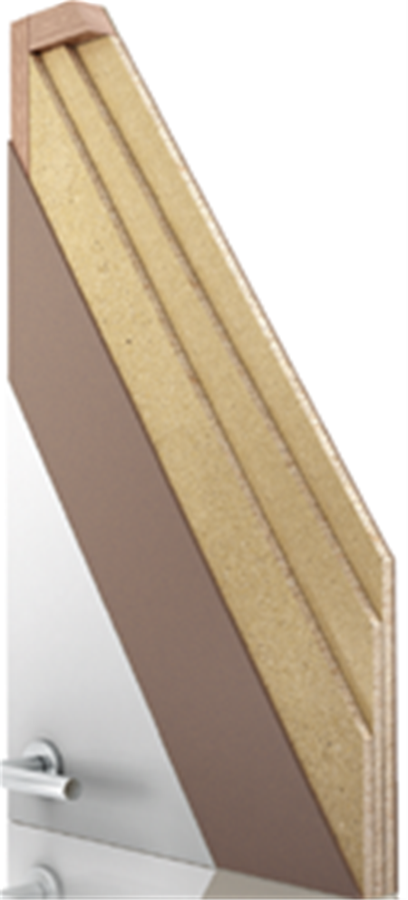 ÇOK KATMANLI "HYBRID" OKALLEVHA (FR 30-60 dk , 48 dB e kadar SES YALITIMI)